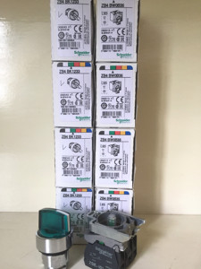Nuevo Botón Pulsador de 22mm XB4 ZB4 con LED Integrado ZB4B-W7L3741 ZB4BW7L3741, Cabezal de Botón Pulsador Iluminado de Doble Cabeza - Product Image 4