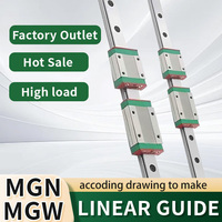 Mini guía lineal Hiwin serie MGN MGN7C MGN7H MNG9C MGN9H MGN12C MGN12H MGN15C MGN15H para piezas de máquina automatizada CNC