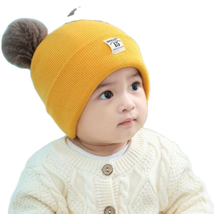 Gorros para Bebés Recién Nacidos de 0 a 1 Año, Gorros de Lana Cálidos para Invierno, Gorros de Lana para Niños - Product Image 3