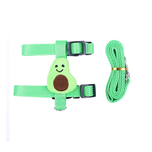 Atacado Coelho Gatinho Pequeno Animal Andando Verde Decor Leash <span class=keywords><strong>Harness</strong></span> Outfits Guinea Pig Acessórios - Product Image 6