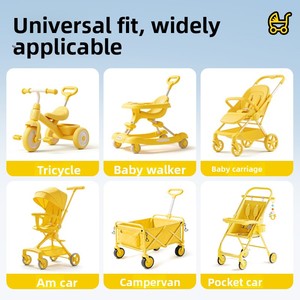 <span class=keywords><strong>Sombrilla</strong></span> para Cochecito JUNVOY, 8 Varillas, <span class=keywords><strong>Universal</strong></span> para Triciclos de Bebé, Carritos de Empuje para Niños, Protección Solar, Uso en Exteriores - Product Image 2