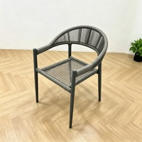 Chaises de jardin françaises, table à manger, mobilier de restaurant, chaise empilable en aluminium, ensemble de chaises pour terrasse extérieure, balcon, boutique
