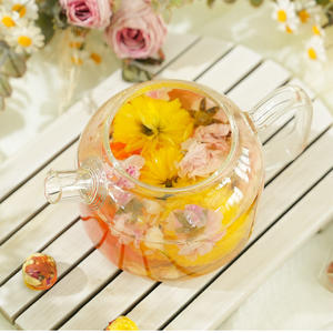 Clqq naturale fatto a mano Detox fioritura palla di tè Set di salute con rosa crisantemo giglio fiore artigianato all'ingrosso - Product Image 4