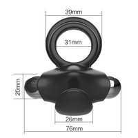 Anneau vibrant pour pénis avec télécommande sans fil, étanche IPX6, 10 modes de vibration, stimulateur clitoridien, jouet sexuel pour couples