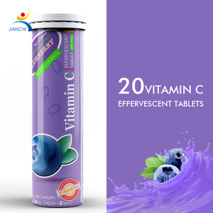 วิตามินรวมแบบเม็ดฟู่ ยี่ห้อส่วนตัว วิตามินซี รสบลูเบอร์รี่ เสริมภูมิคุ้มกัน ออร์แกนิค รสส้ม เม็ดฟู่วิตามินรวม - Product Image 3