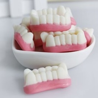 Bonbons gélifiés en forme de fausses dents pour Halloween |   Bonbons QQ Chewy au goût fruité |   Collations de loisirs en vrac pour influenceurs