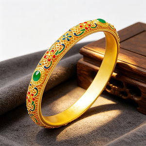 Pulsera de Filigrana con Diseño de <span class=keywords><strong>Lingote</strong></span> OEM/ODM Venta al por Mayor y Personalización SZ448 - Product Image 2