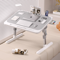 Bureau portable pliable et réglable en hauteur, durable, pour lit ou canapé