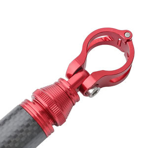 Manillar Plegable de Aleación de Aluminio y Fibra de Carbono con Barra Transversal, Soporte para Teléfono, Varilla Telescópica para Brompton 412, Manillar Swallow - Product Image 3