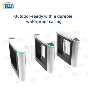 Автоматические распашные ворота-турникеты: Умная система контроля доступа, двунаправленные скоростные ворота из нержавеющей стали для безопасного входа, скорость открывания 0,2 с - Product Image 3