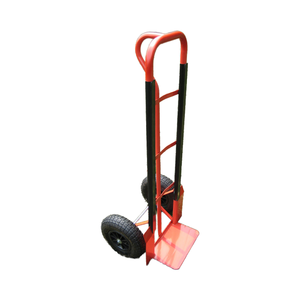 HT2402 Zware Stalen Hand Truck Dolley Hand Kar Met Laadvermogen 300Kg 13X4 Inch Pneumatische wiel - Product Image 4