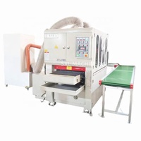 Machine automatique de polissage de métal de meulage de surface plane de PLC d'industrie pour des moulages en aluminium fer acier