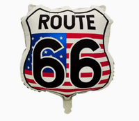 Ballons en Mylar Voiture de Course Route 66 Drapeau à Carreaux Pneu Feu de Signalisation Cône Voiture Vintage Décoration Fête Anniversaire Garçon Thème Course