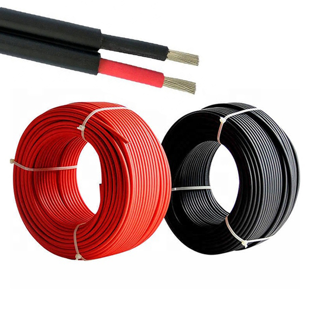 PV1-F Uv Protect Single Core 2 Core 2.5mm 4mm 6mm 10mm 8awg 10awg DC Pv Cable Solar Panel Solar Cable