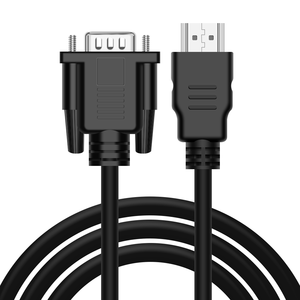 อะแดปเตอร์แปลงวิดีโอเสียงอะนาล็อกดิจิตอล xpb สายเคเบิลสำหรับ HDMI ตัวผู้เป็น <span class=keywords><strong>VGA</strong></span> ตัวเมียสำหรับอะแดปเตอร์ HDMI เป็น <span class=keywords><strong>VGA</strong></span> - Product Image 3