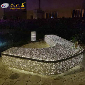 Nuevos Materiales de Construcción de Piedra, Banco Decorativo de Hormigón XMS006, Muebles de Jardín de Alto Rendimiento para Exteriores - Product Image 2