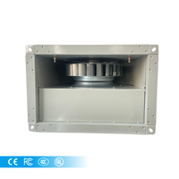 Ventilateur de conduit à flux incliné 380V 50Hz AC Ventilateur de soufflage d'air diagonal pour bureaux Restaurants Fabrication Hôtels