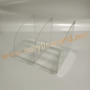 Soporte de escritorio para revistas A4 perspex transparente personalizado soporte de acrílico para folletos estante de exhibición de folletos - Product Image 2