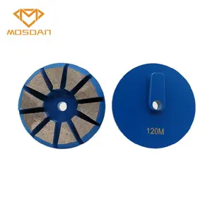 3 Inch Round Redi Lock Dovetail Grinding Disc with 10 Beveled Segment for Concrete