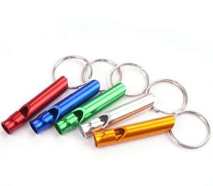 Silbatos de Supervivencia para Senderismo y Actividades al Aire Libre, Silbatos Redondos Pequeños de Aleación de Aluminio, Venta al Por Mayor - Product Image 4