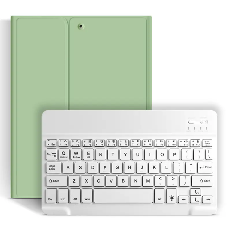 Funda con Portalápices para Ipad Air 4 10,9, funda de piel sintética con teclado para tableta