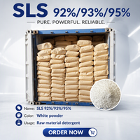 Sulfate de lauryl sodique SLS K12 SDS, tensioactif en poudre aiguille, CAS 151-21-3, matière première cosmétique et détergente