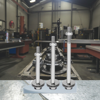 Vis et écrous à tête hexagonale en acier inoxydable 304/316/304L/316L et aluminium avec rondelles à ressort à finition brute pour usage industriel