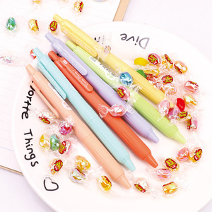 Jiwushe Candy Party Click Activated <b>Neutral</b> Pen 0.5mm ST Tip Black Office School Use - Product Image 2