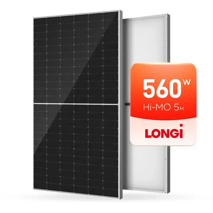LONGi新しいファッションのポータブルソーラーパネル550W555W 560Wモノラルパネルソーラーソーラーエネルギーシステム用ソーラー