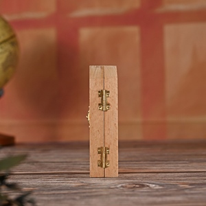 Boîte <span class=keywords><strong>triptyque</strong></span> en <span class=keywords><strong>bois</strong></span> avec crucifix de Jésus, autel de prière catholique sculpté à la main, icône pliable, cadeau souvenir - Product Image 6