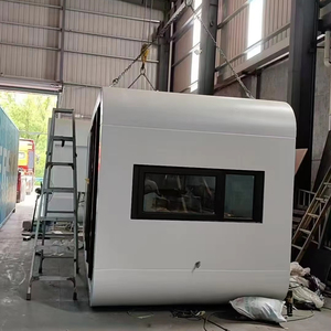 منزل حاويات متنقل من ألواح الساندويتش الفولاذية للبيوت المحمية من آبل، قابل للتهوية - Product Image 1