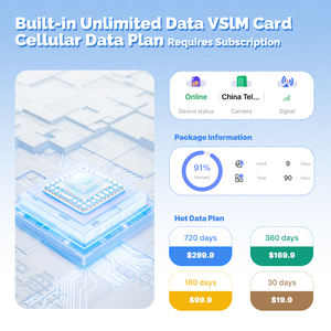 Kamera CCTV pintar tahan air, kamera keamanan seluler surya 4G Vsim, Panel surya IP65, luar ruangan 7800mAh + 7W - Product Image 6