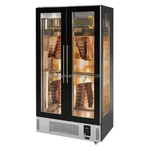 Espejo 8K de acero inoxidable 304 para carne, exprimidor de carne, dos puertas, nevera, armario para antienvejecimiento