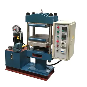 Máquina de prensa de vulcanización de plástico de caucho de laboratorio/máquina de prensa de moldeo por compresión de caucho de laboratorio