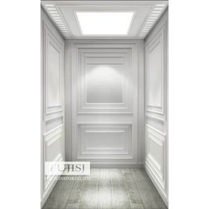Ascensor de Plataforma para Casa o Villa para 2 Personas, Elevador de Pasajeros sin Engranajes con Diseño Moderno y <span class=keywords><strong>Piso</strong></span> de PVC - Product Image 1