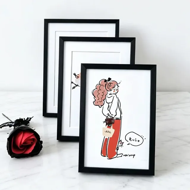 XINYI Classic Black Metal Square Photo Frame Eco-friendly Custom Size Wholesale 4-Color Digital Printing Prints Artwork Gallery