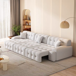 Sofá Cama Eléctrico, Puede Acostarse y Dormir en la Sala de Estar, Tela Inteligente, Sofá Cama Telescópico Totalmente Automático - Product Image 5