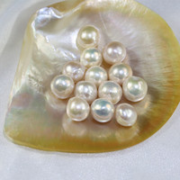 Perles d'eau douce de grande taille edison, 1000 pièces, 13mm, 3A, nettoyer en vrac, eau douce, culture, vente en gros