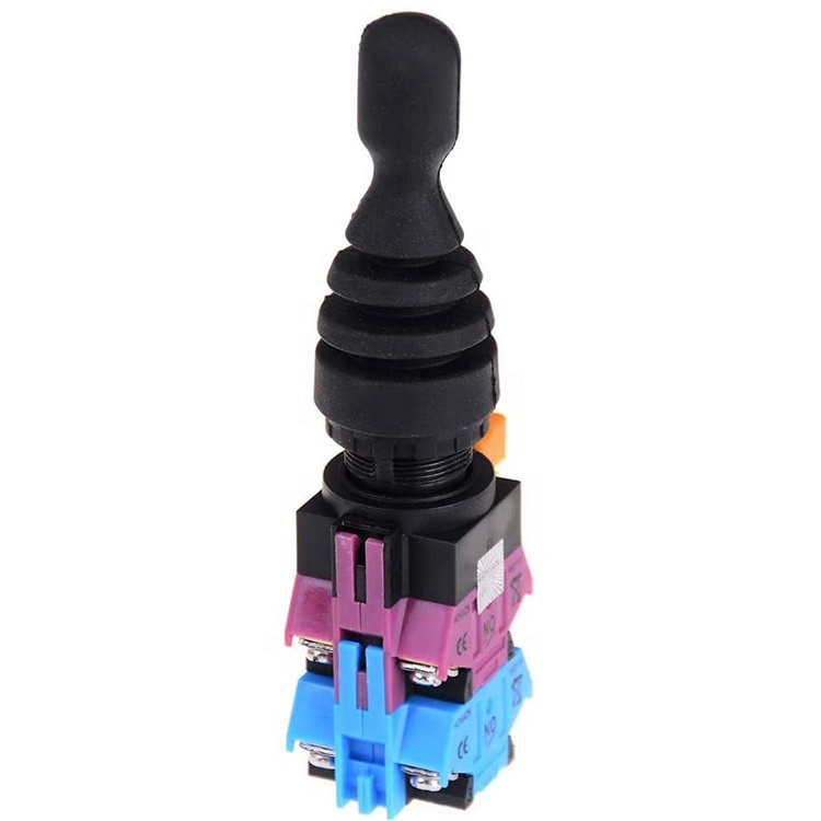 Interrupteur Joystick 4 Positions Momentané – Pour Applications électriques, 4NO, 22mm - 14