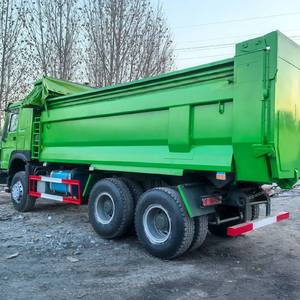 รถดัมพ์มือสอง Sinotruk HOWO 6X4 ยูโร 5 ดีเซล พวงมาลัยซ้าย บรรทุกได้ 31-40 ตัน ยกด้านหน้า สำหรับงานเหมือง บรรทุกหนัก - Product Image 4