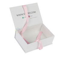 Nouveauté - Emballage cosmétique personnalisé - Boîte rigide magnétique avec ruban - Insert en EVA pour boîte cadeau cosmétique de luxe
