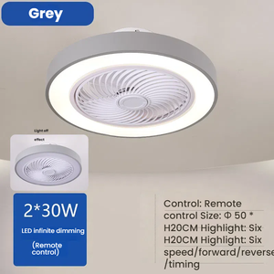 Hiện đại Vòng LED quạt trần với yên tĩnh DC động cơ 3/5 lưỡi quanh năm <span class=keywords><strong>s</strong></span>ử dụng điều khiển từ xa với ánh <span class=keywords><strong>s</strong></span>áng cho văn phòng nhà - Product Image 6