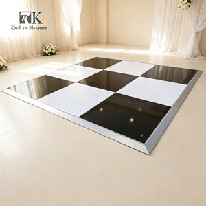 Factory Price Plywood Dance Floor with <b>Aluminum</b> Edges for Wedding Fashion Show Performance Events - Product Image 1