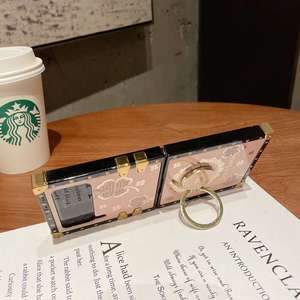 Funda Clásica Popular Plegable Antigolpes para Teléfono con Diseño Decorativo Brillante para <span class=keywords><strong>Z</strong></span> Flip3/4, Anillo de Plástico y Parte Trasera Acrílica - Product Image 3