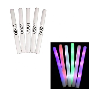NX Wholesale Custom Party Light <strong>Glow</strong> Foam Sticks Led Light up <strong>Baton</strong> Stick for Birthday Concert - Product Image 1