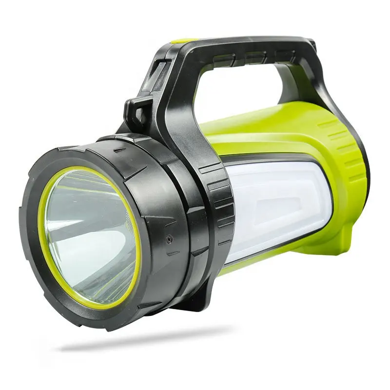 Linterna LED de alta potencia, lámpara de búsqueda, iluminación nocturna, portátil, de mano, para acampar y pescar