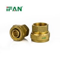 Fabricants IFAN de raccords de tuyaux PEX AL PEX, accessoires PEX, raccords de tuyaux droits en laiton, raccords à compression PEX