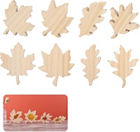 Décoration d'automne en bois peint durable et écologique 2024, feuilles de table, panneau de table, décoration de plateau à étages pour la fête de Thanksgiving, style ferme