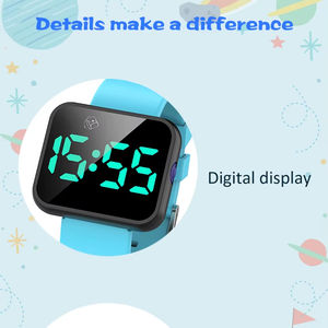 Muestras gratis de pulseras personalizadas, 16 juegos de temporizador intermitente y vibración/alerta musical para recordar la tarea de beber agua para chico estudiante - Product Image 3