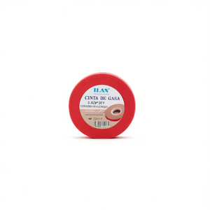 Nastro Gasa ILAN 0,6 cm x 35 iarde rosso per artigianato e decorazioni - Product Image 2